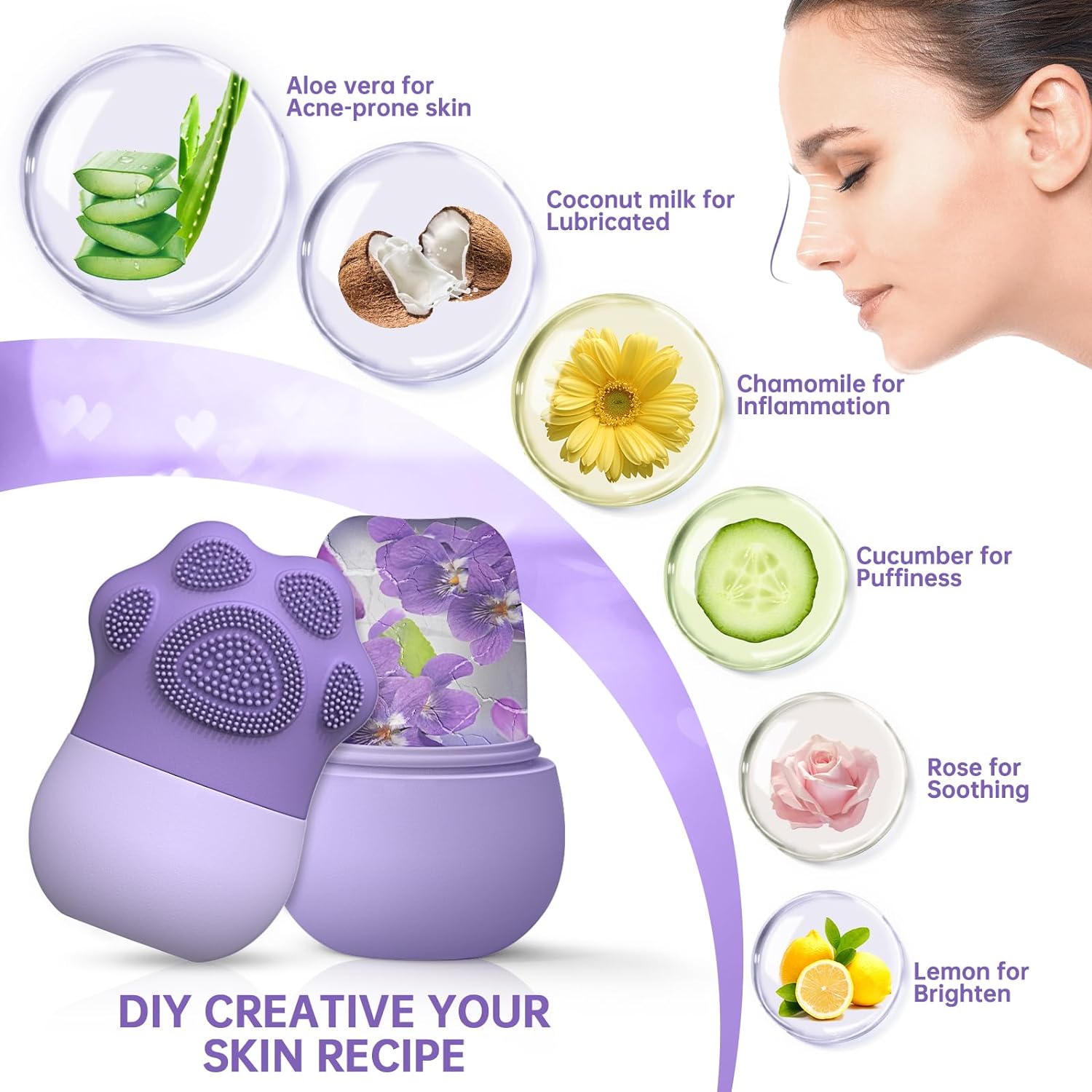 Facial Ice Roller for Skin Car - Face Ice Roller Puffiness review and price
