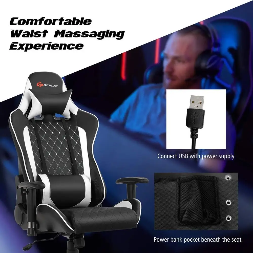 Ergonomic Adjustable Gaming Re - Massage review and price
