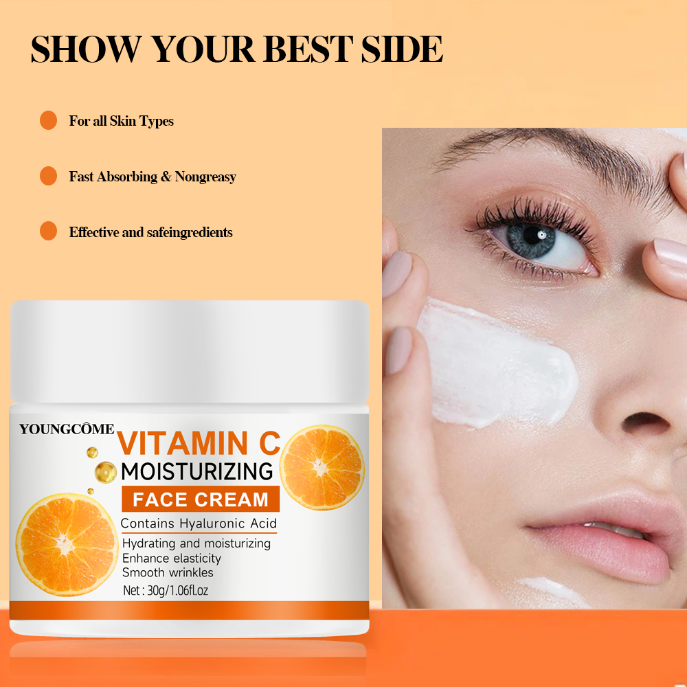 Vitamin C Moisturising Cream R - Hyaluronic Acid Facial Serum review and price