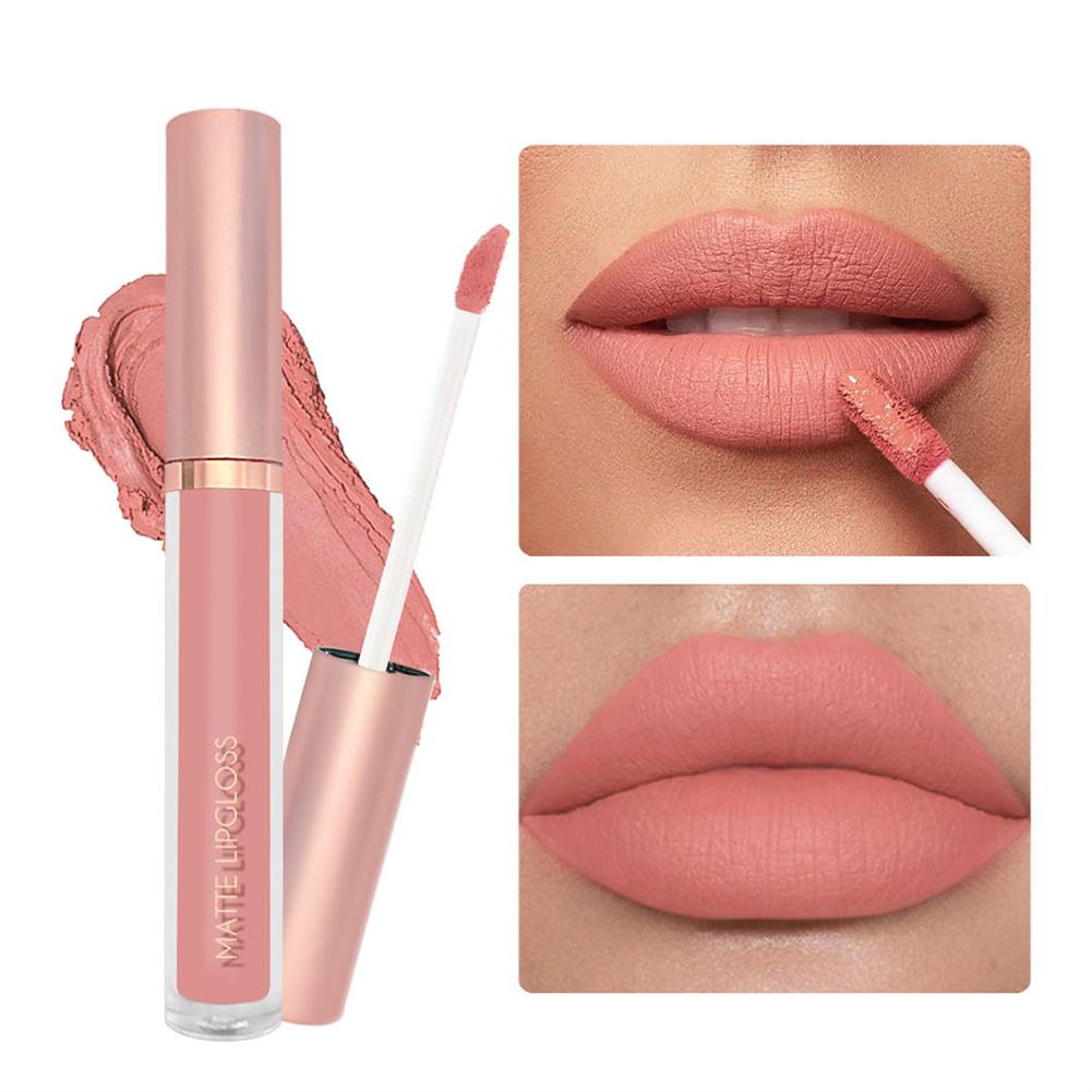 3pcs/set Nude Lip Gloss Matte  - Matte Velvet Lip Tint Long Lasting review and price