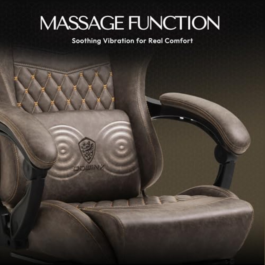 Big Tall Vintage Gaming Chair  - Massage review and price