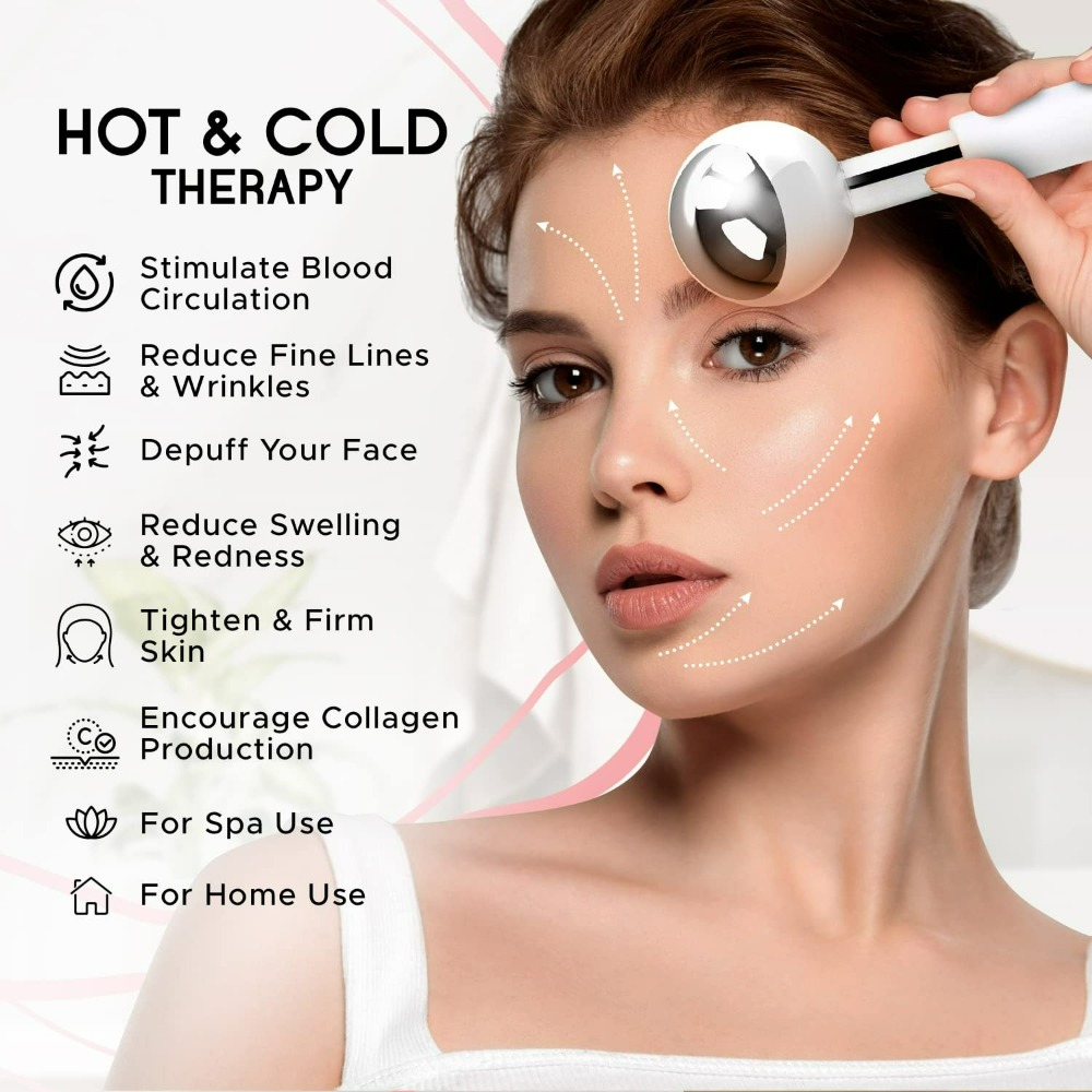 Cryo Face Massager Ice Globes  - Face Ice Roller Puffiness review and price