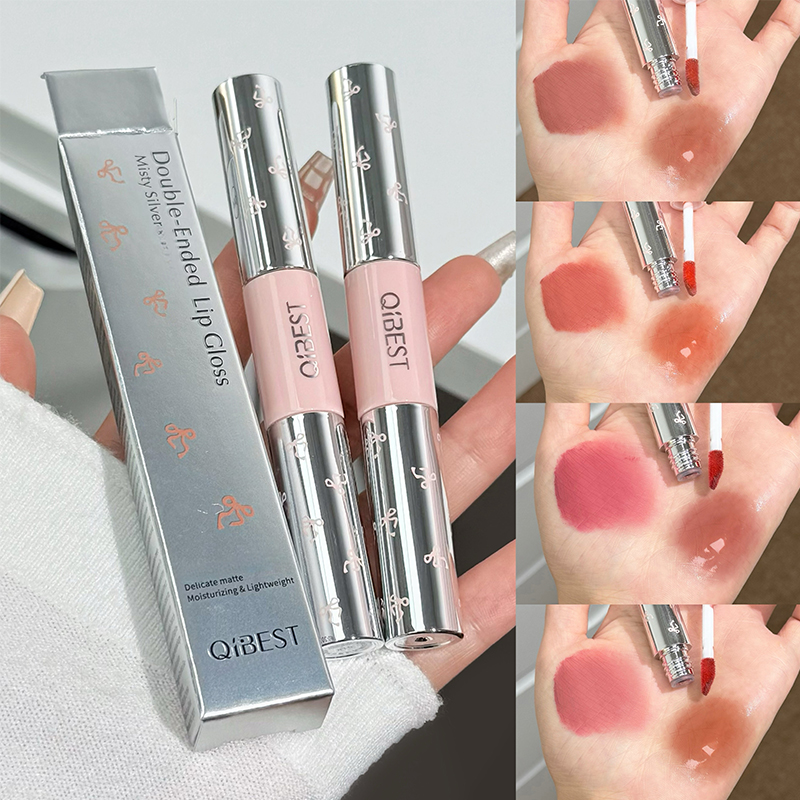 QIBEST Double Head Matte Velve - Matte Velvet Lip Tint Long Lasting review and price