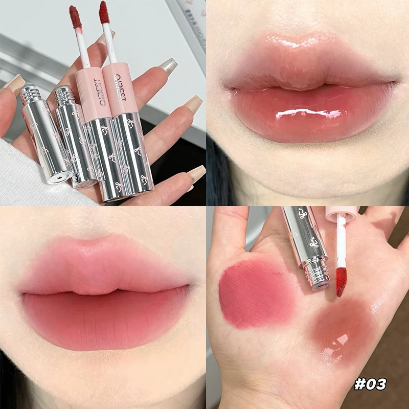 QIBEST Double Head Matte Velve - Matte Velvet Lip Tint Long Lasting review and price