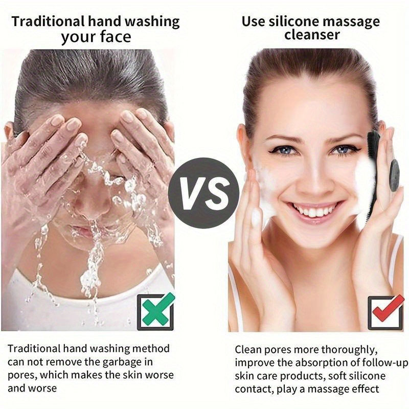 Exfoliating Silicone Bath Brus - Silicone Face Scrubber Electric review and price