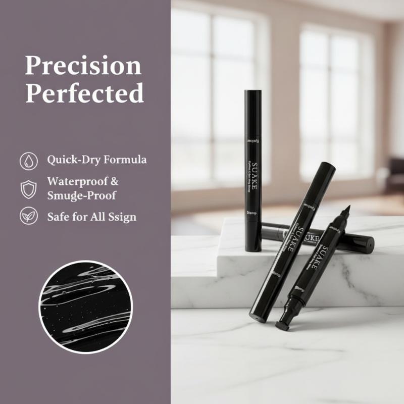 2PCS Black Eyeliner Double-end - Waterproof Liquid Eyeliner Pen review and price